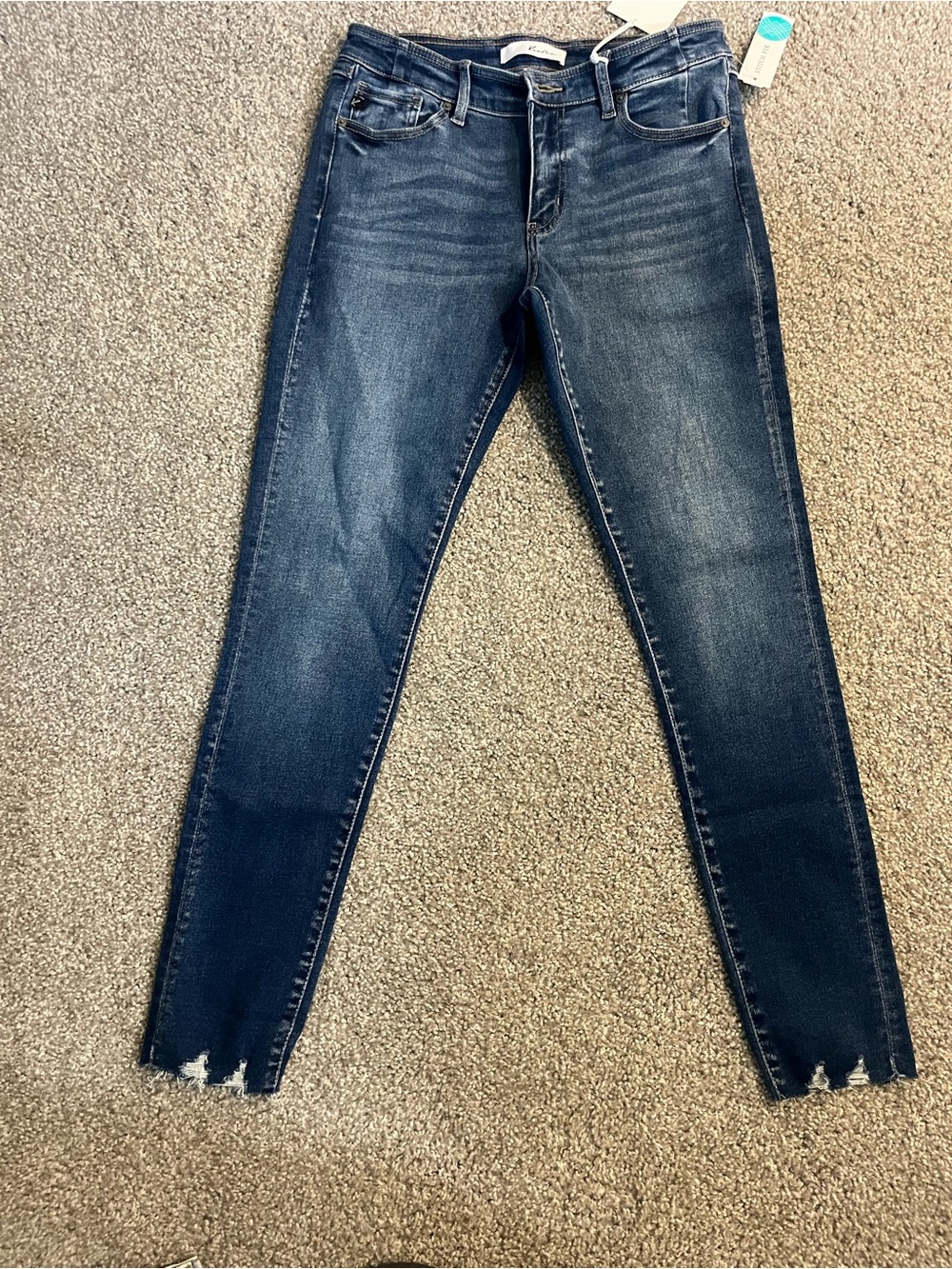 KanCan Dark Wash Women's Skinny Jeans - Classic Blue Denim